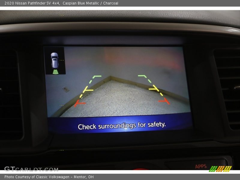 Caspian Blue Metallic / Charcoal 2020 Nissan Pathfinder SV 4x4