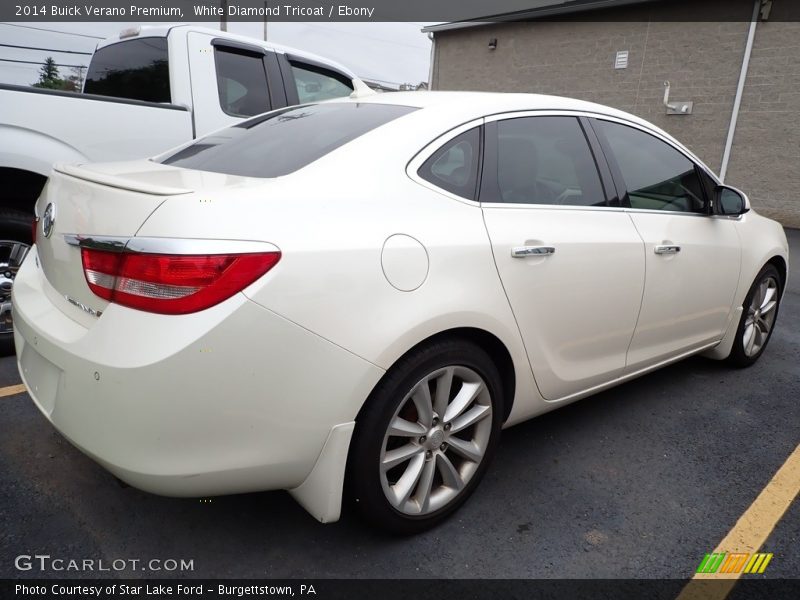 White Diamond Tricoat / Ebony 2014 Buick Verano Premium