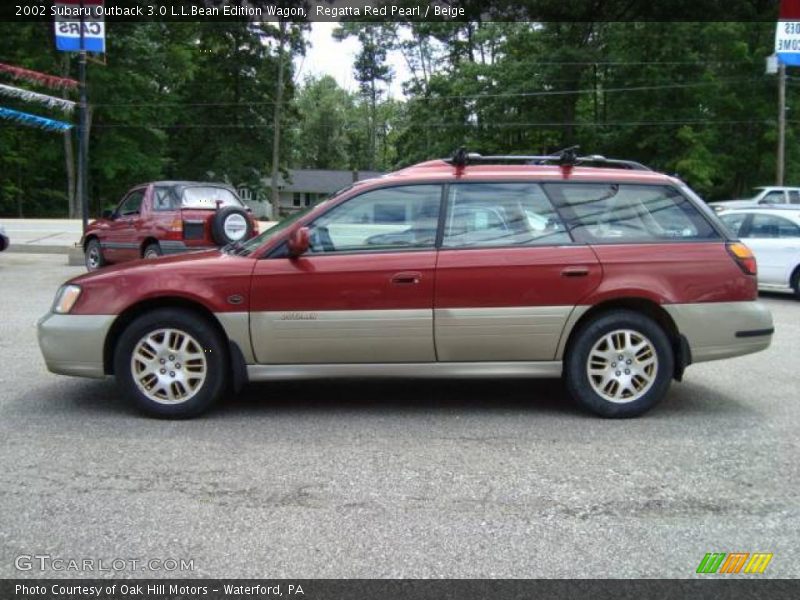 Regatta Red Pearl / Beige 2002 Subaru Outback 3.0 L.L.Bean Edition Wagon