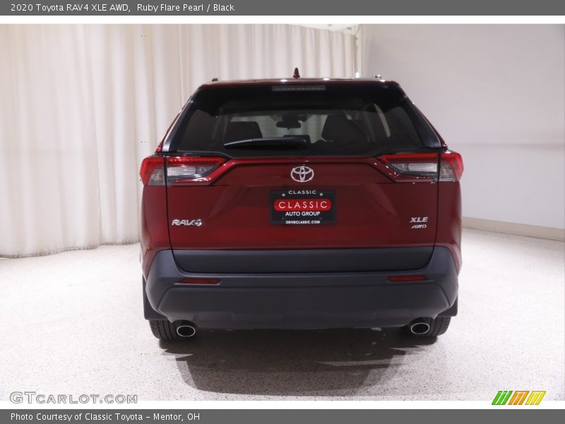 Ruby Flare Pearl / Black 2020 Toyota RAV4 XLE AWD