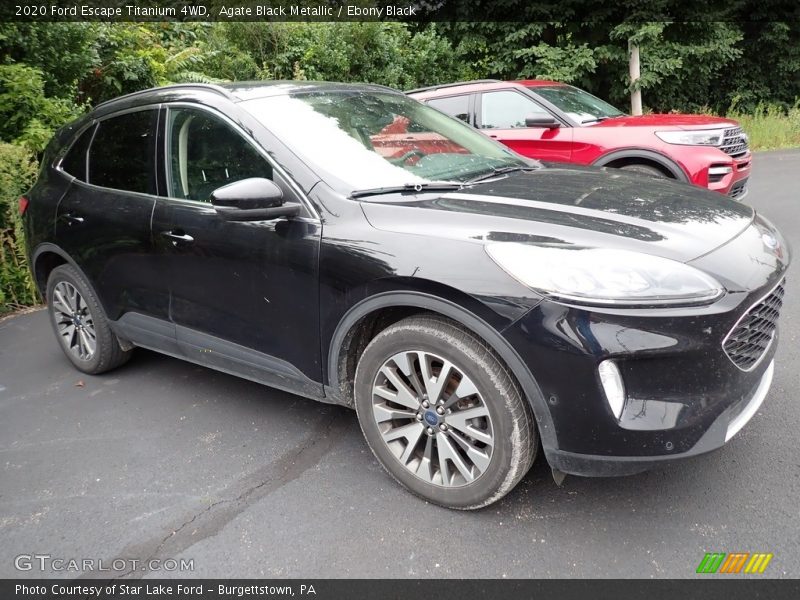 Agate Black Metallic / Ebony Black 2020 Ford Escape Titanium 4WD