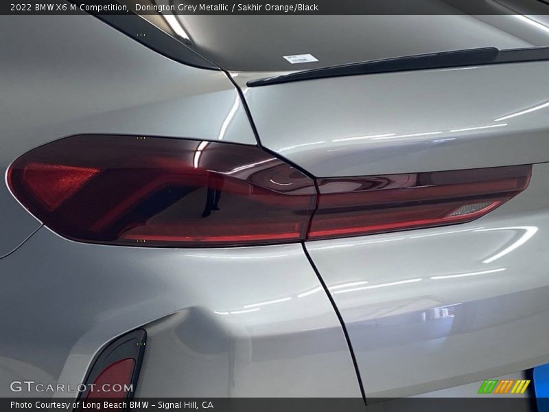 Donington Grey Metallic / Sakhir Orange/Black 2022 BMW X6 M Competition
