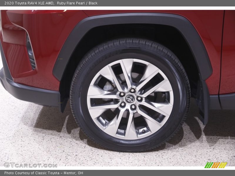 Ruby Flare Pearl / Black 2020 Toyota RAV4 XLE AWD