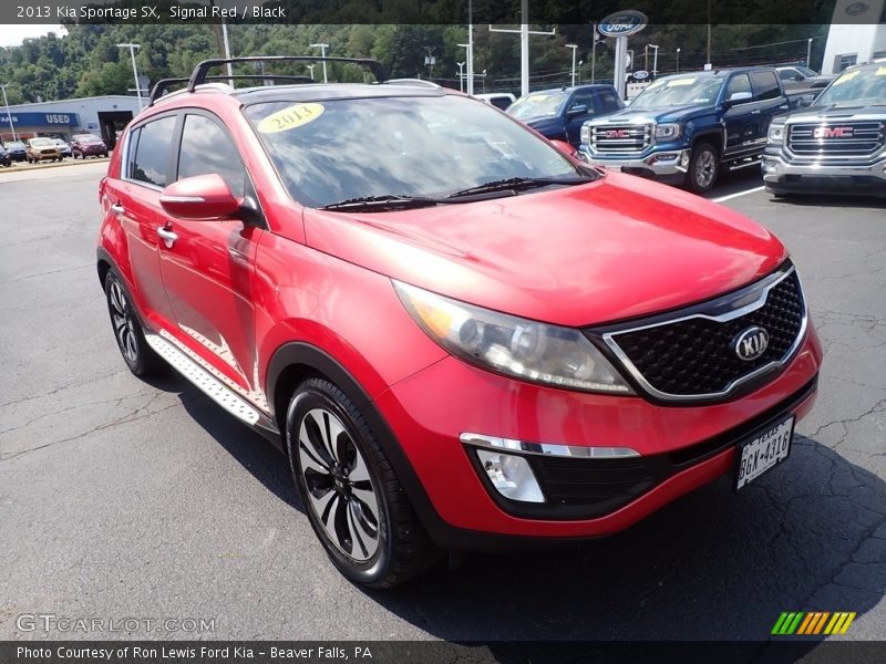Signal Red / Black 2013 Kia Sportage SX