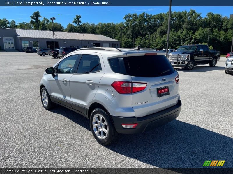 Moondust Silver Metallic / Ebony Black 2019 Ford EcoSport SE