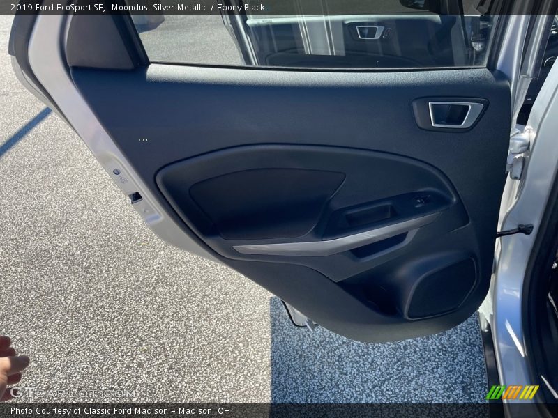 Moondust Silver Metallic / Ebony Black 2019 Ford EcoSport SE