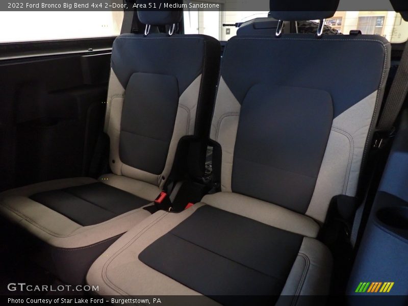 Rear Seat of 2022 Bronco Big Bend 4x4 2-Door