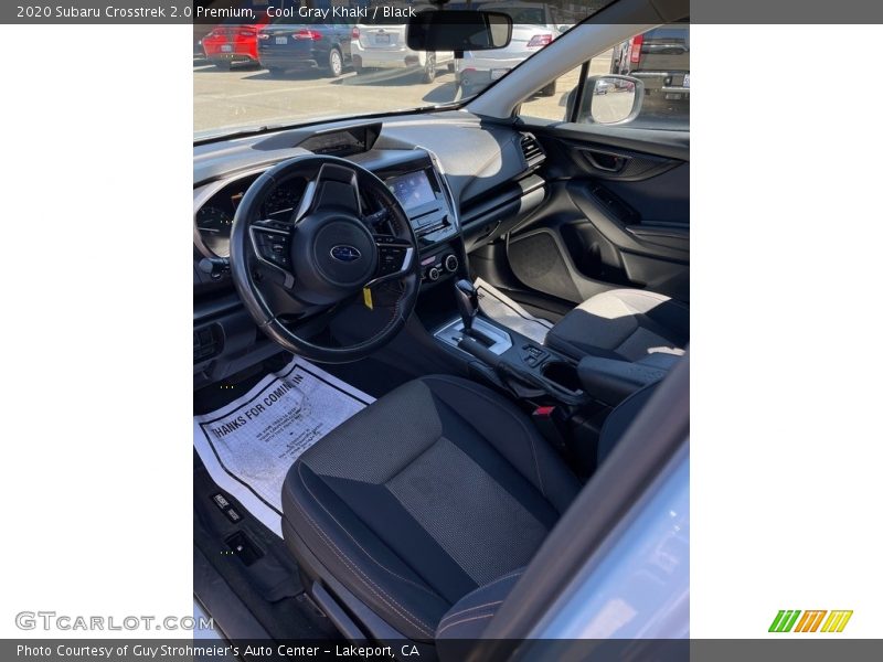 Cool Gray Khaki / Black 2020 Subaru Crosstrek 2.0 Premium