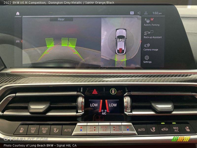 Controls of 2022 X6 M Competition