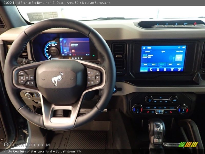  2022 Bronco Big Bend 4x4 2-Door Steering Wheel