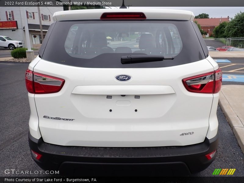 Diamond White / Medium Stone 2022 Ford EcoSport S 4WD
