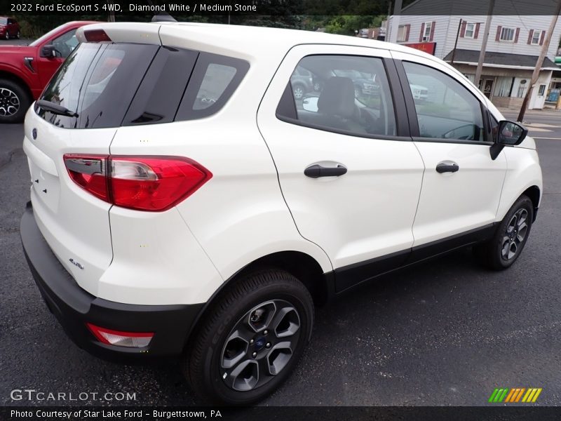 Diamond White / Medium Stone 2022 Ford EcoSport S 4WD