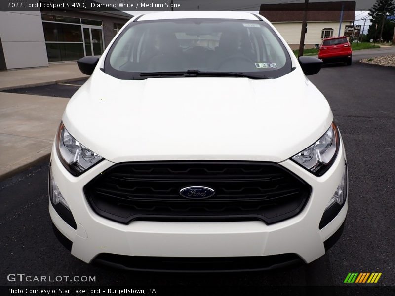 Diamond White / Medium Stone 2022 Ford EcoSport S 4WD