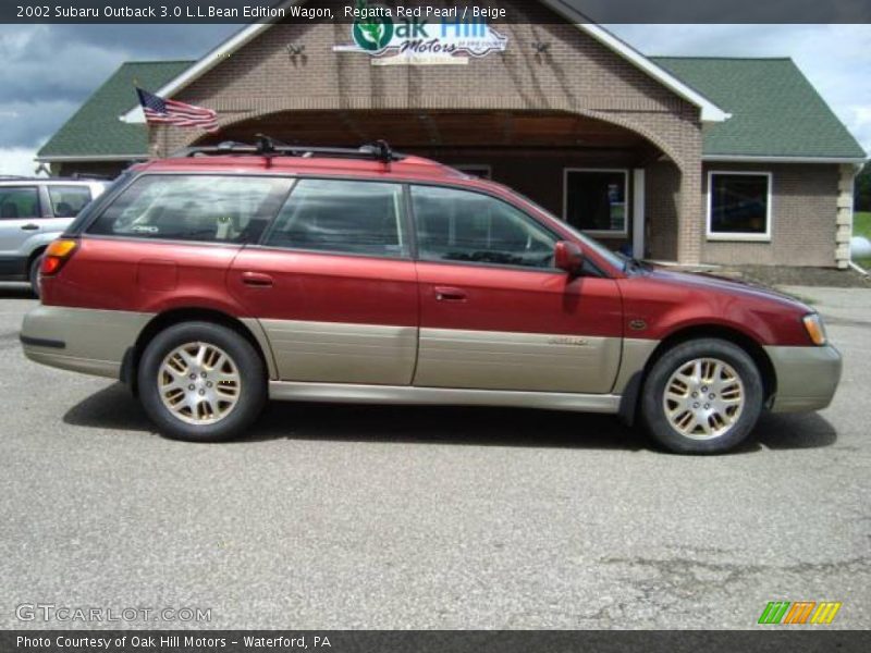 Regatta Red Pearl / Beige 2002 Subaru Outback 3.0 L.L.Bean Edition Wagon