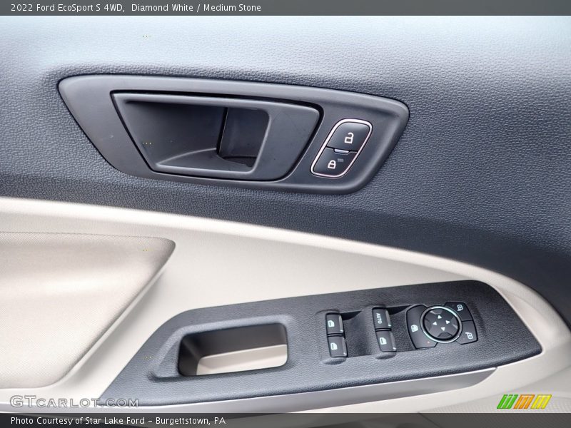 Diamond White / Medium Stone 2022 Ford EcoSport S 4WD