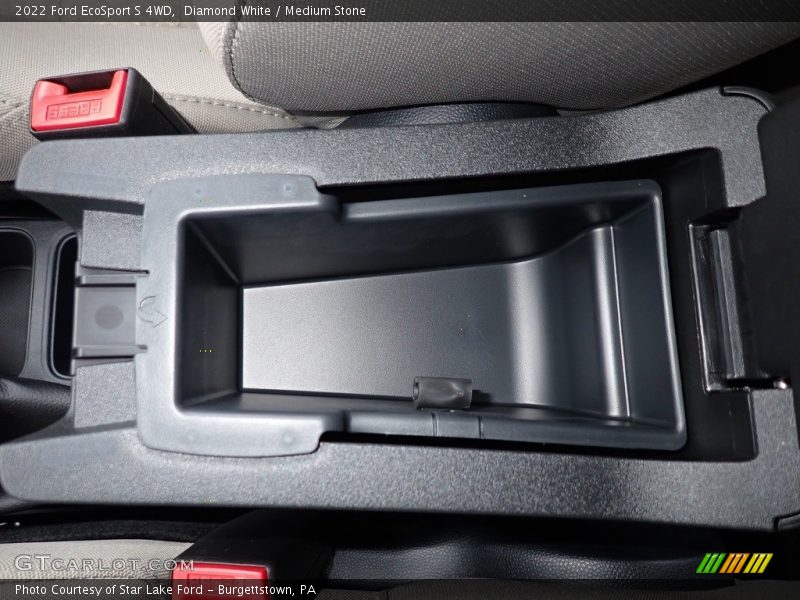 Diamond White / Medium Stone 2022 Ford EcoSport S 4WD