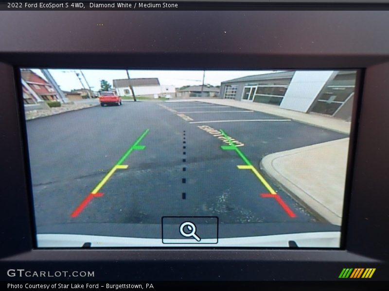 Diamond White / Medium Stone 2022 Ford EcoSport S 4WD