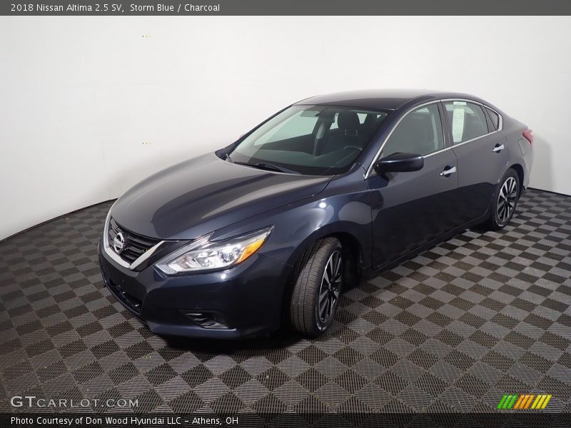 Storm Blue / Charcoal 2018 Nissan Altima 2.5 SV