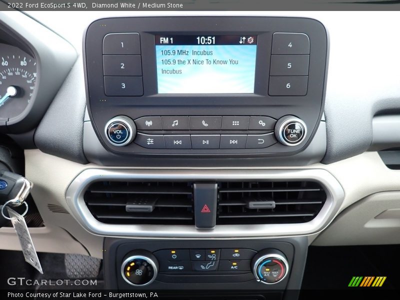 Controls of 2022 EcoSport S 4WD