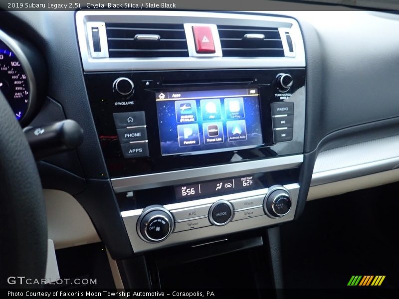 Crystal Black Silica / Slate Black 2019 Subaru Legacy 2.5i