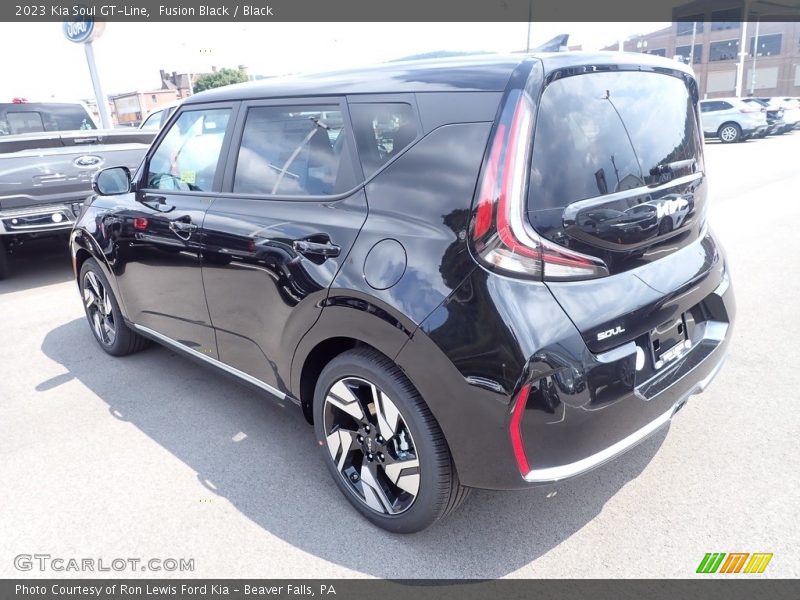 Fusion Black / Black 2023 Kia Soul GT-Line