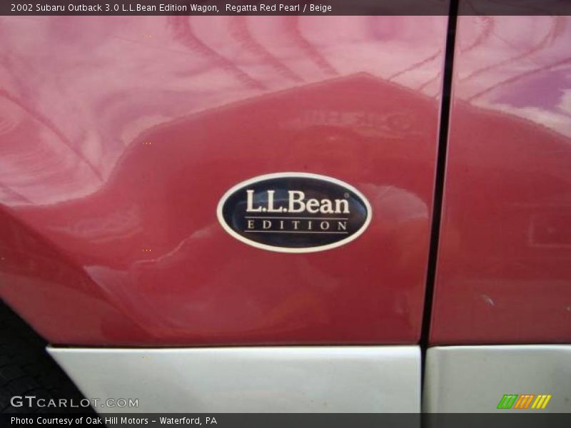 Regatta Red Pearl / Beige 2002 Subaru Outback 3.0 L.L.Bean Edition Wagon