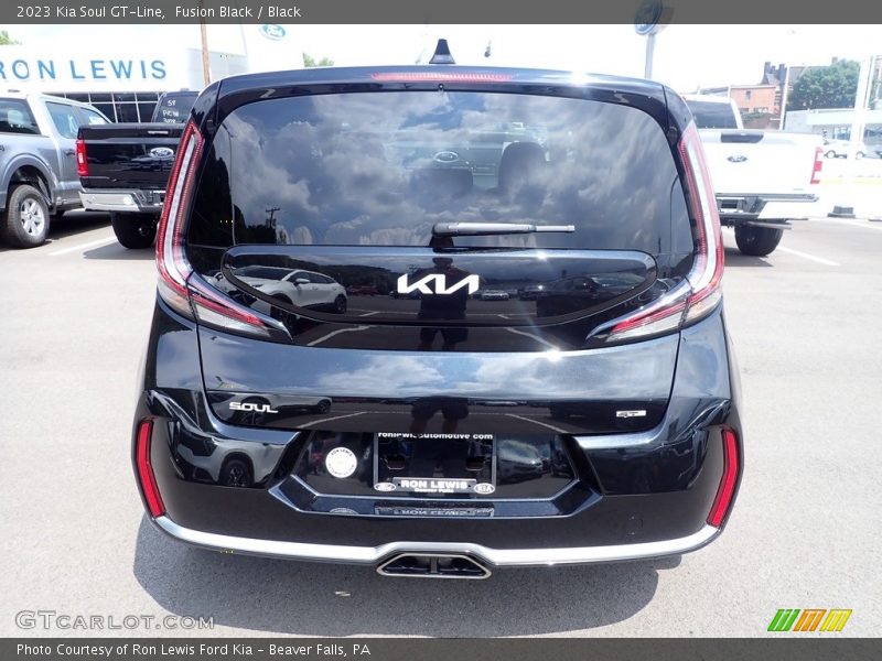 Fusion Black / Black 2023 Kia Soul GT-Line