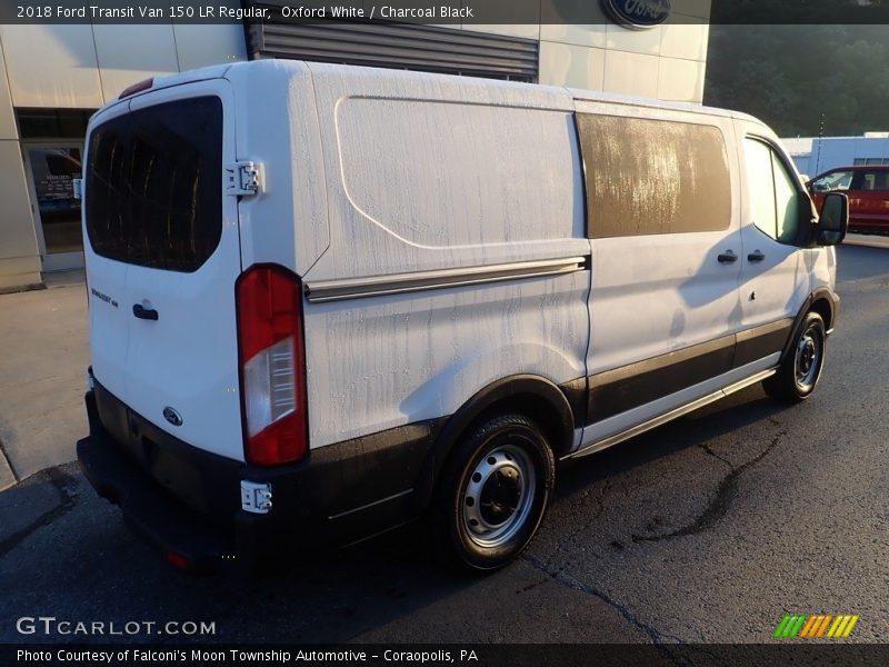 Oxford White / Charcoal Black 2018 Ford Transit Van 150 LR Regular