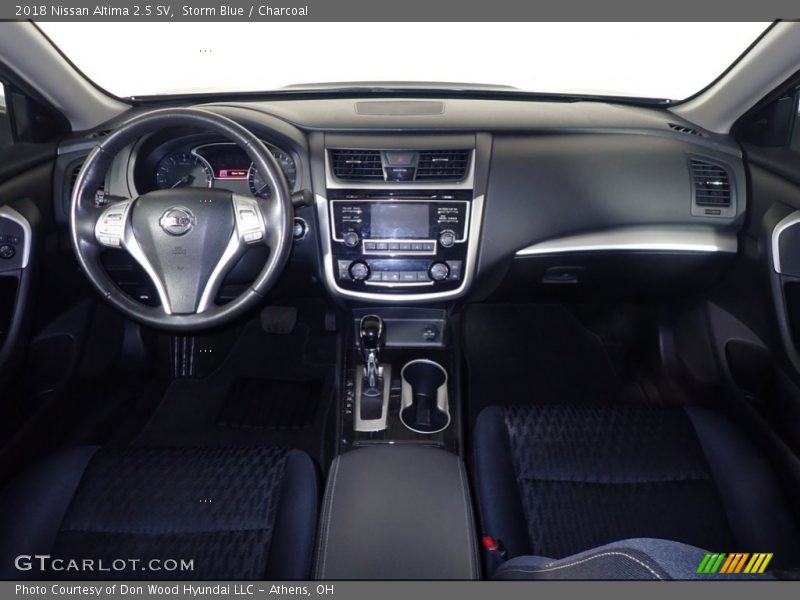 Storm Blue / Charcoal 2018 Nissan Altima 2.5 SV