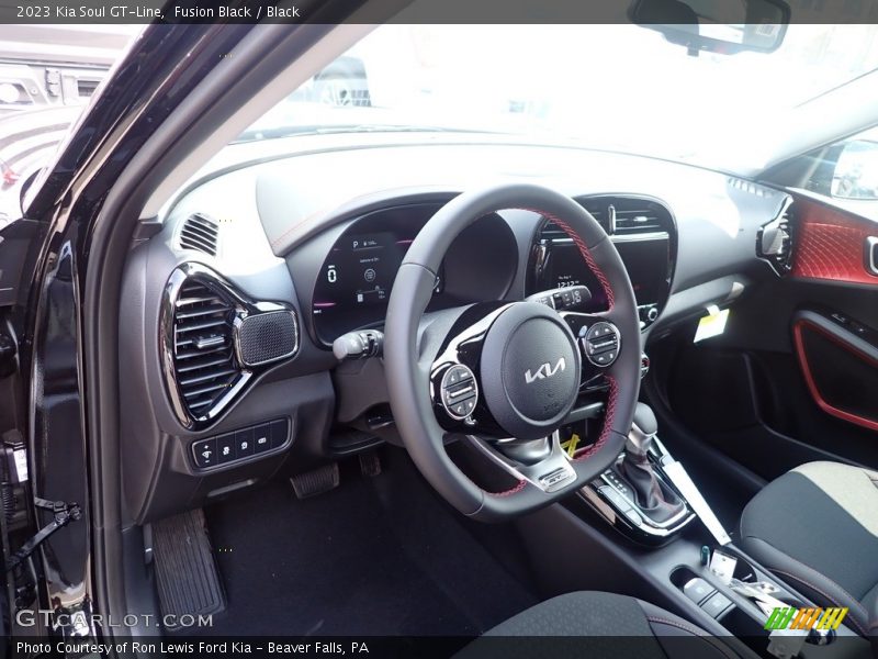 Fusion Black / Black 2023 Kia Soul GT-Line