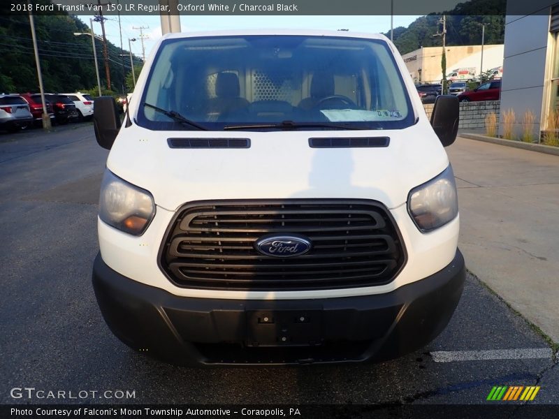 Oxford White / Charcoal Black 2018 Ford Transit Van 150 LR Regular