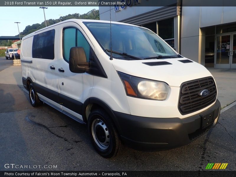 Oxford White / Charcoal Black 2018 Ford Transit Van 150 LR Regular