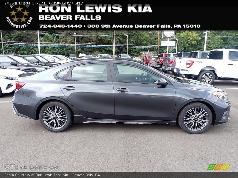 Gravity Gray / Gray 2023 Kia Forte GT-Line