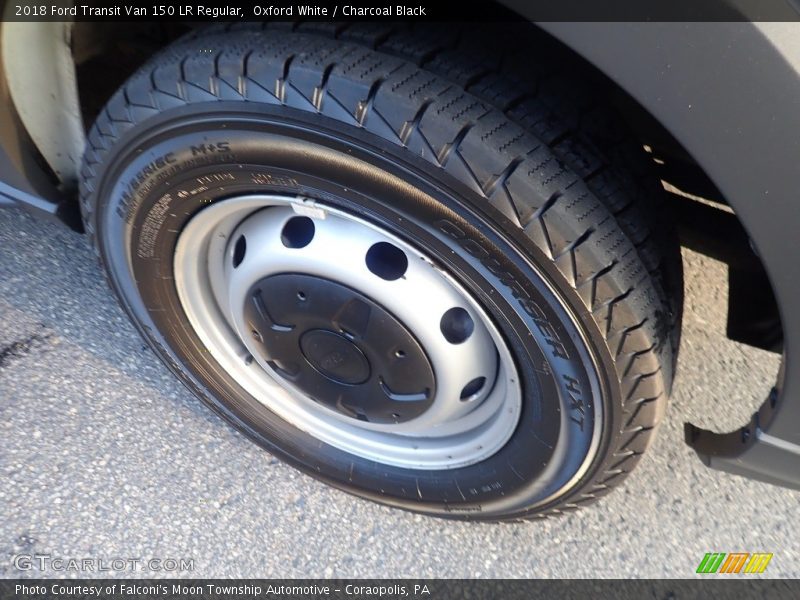 Oxford White / Charcoal Black 2018 Ford Transit Van 150 LR Regular
