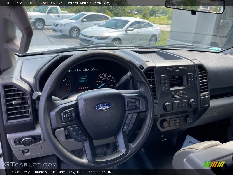 Oxford White / Earth Gray 2018 Ford F150 XL SuperCab 4x4