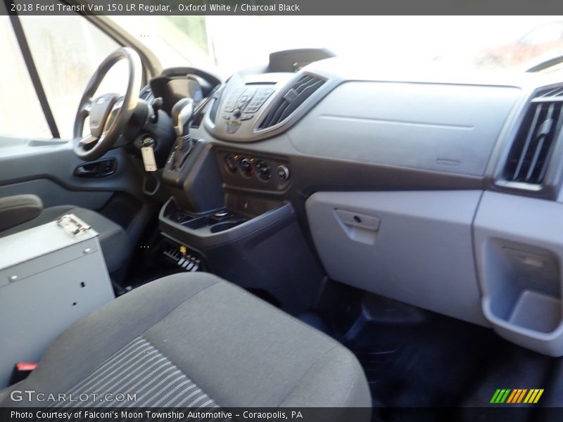Oxford White / Charcoal Black 2018 Ford Transit Van 150 LR Regular