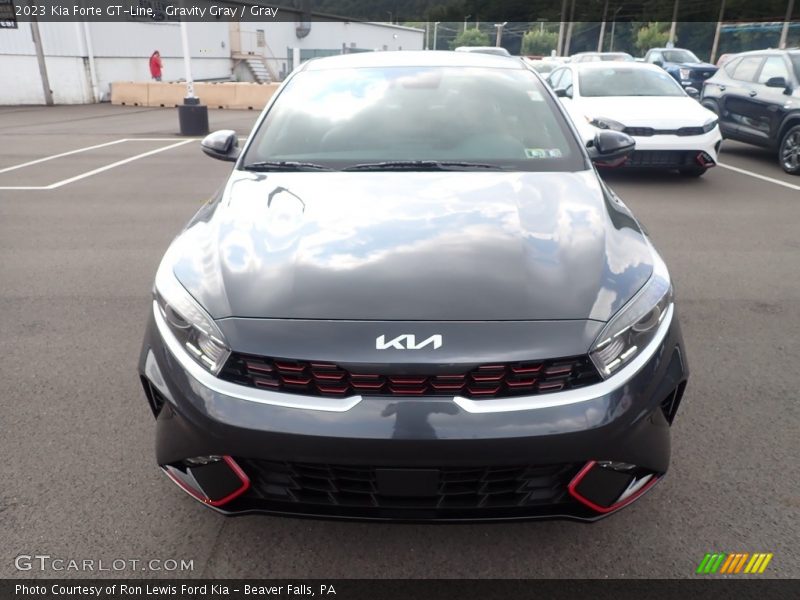 Gravity Gray / Gray 2023 Kia Forte GT-Line