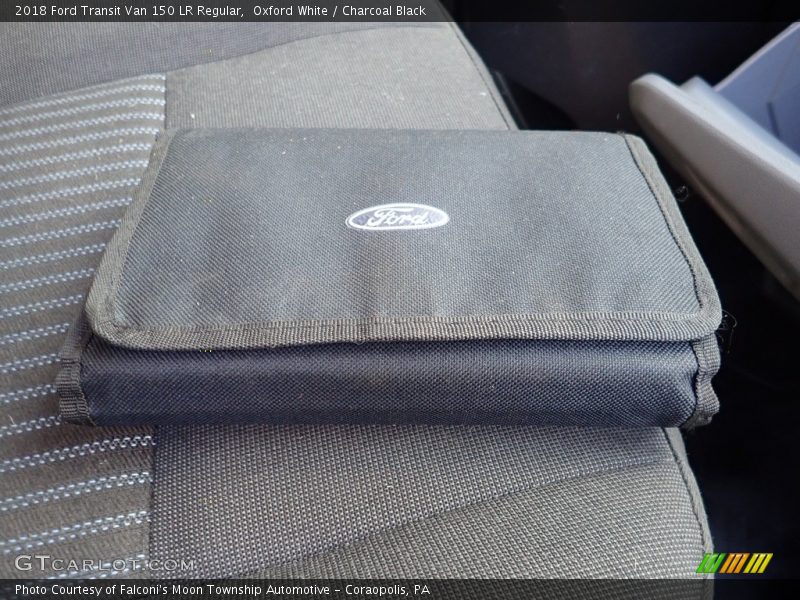 Oxford White / Charcoal Black 2018 Ford Transit Van 150 LR Regular