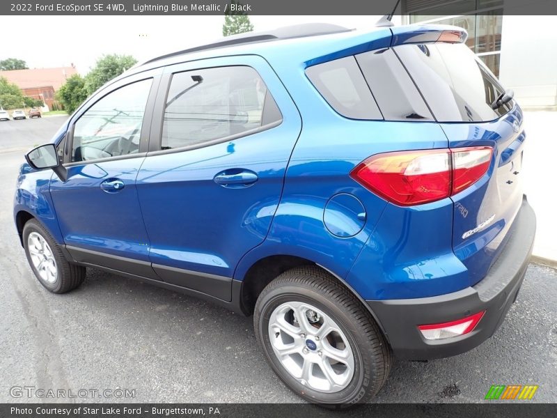 Lightning Blue Metallic / Black 2022 Ford EcoSport SE 4WD