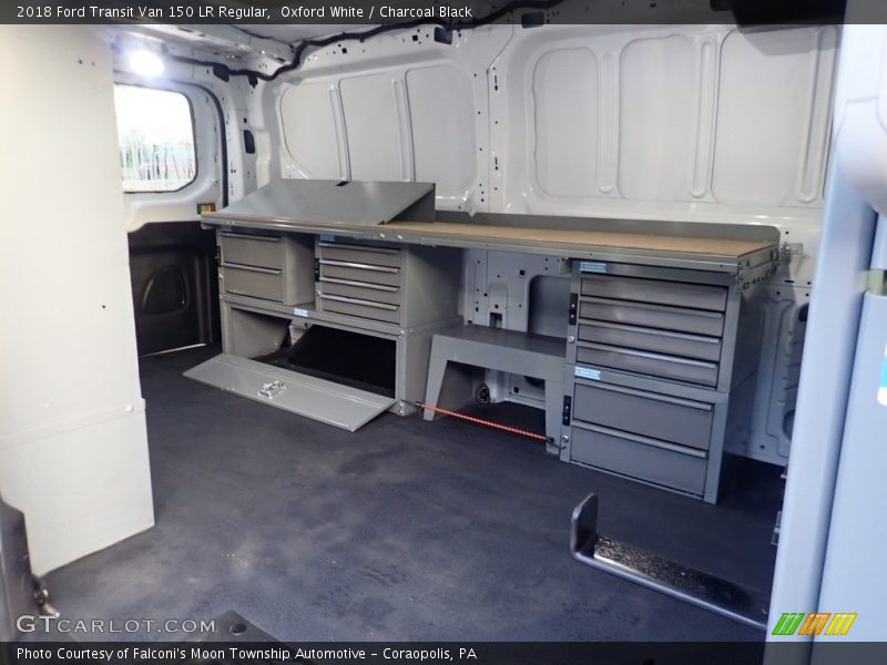 Oxford White / Charcoal Black 2018 Ford Transit Van 150 LR Regular