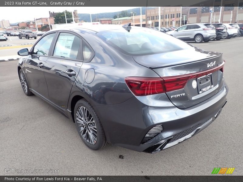 Gravity Gray / Gray 2023 Kia Forte GT-Line