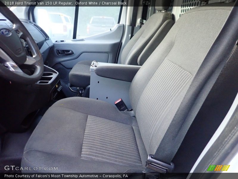 Oxford White / Charcoal Black 2018 Ford Transit Van 150 LR Regular