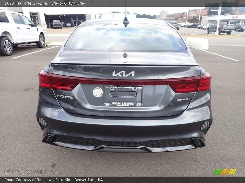 Gravity Gray / Gray 2023 Kia Forte GT-Line