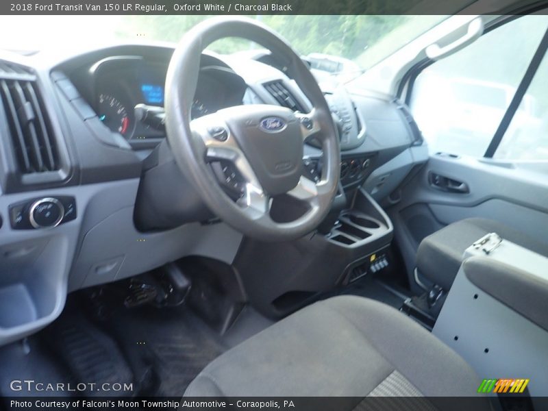 Oxford White / Charcoal Black 2018 Ford Transit Van 150 LR Regular