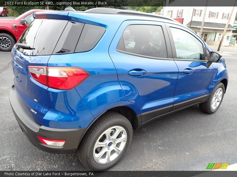 Lightning Blue Metallic / Black 2022 Ford EcoSport SE 4WD