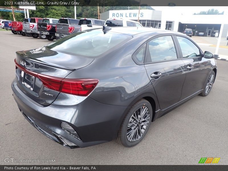 Gravity Gray / Gray 2023 Kia Forte GT-Line