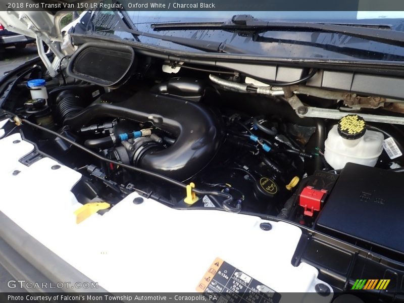 Oxford White / Charcoal Black 2018 Ford Transit Van 150 LR Regular