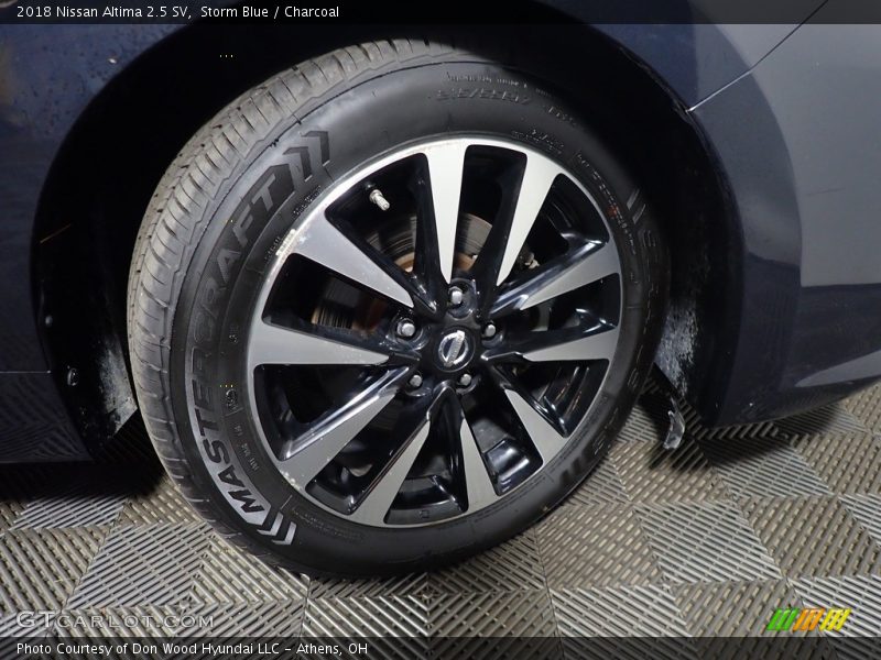 Storm Blue / Charcoal 2018 Nissan Altima 2.5 SV