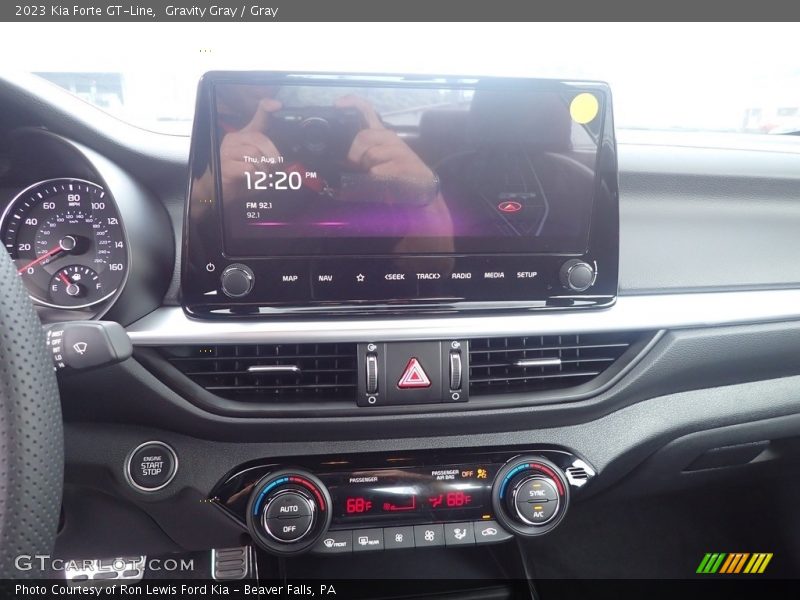 Controls of 2023 Forte GT-Line