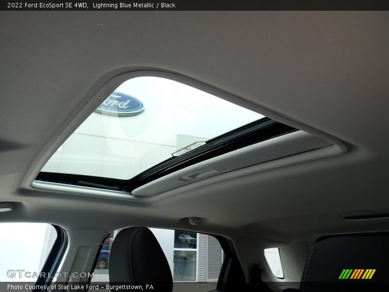 Lightning Blue Metallic / Black 2022 Ford EcoSport SE 4WD